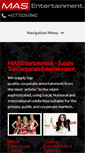 Mobile Screenshot of masentertainment.com.au